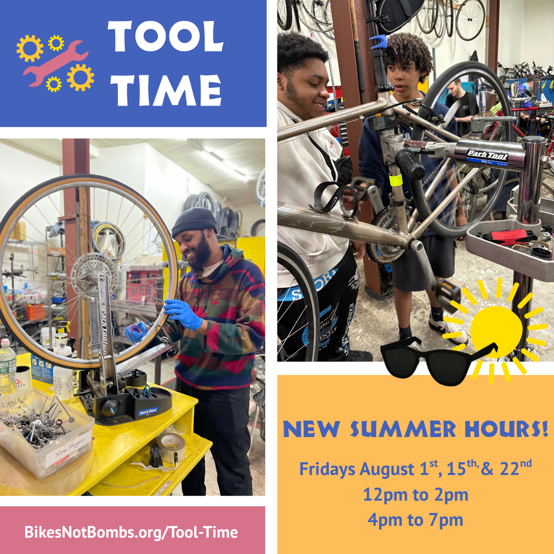 Tool Time [8/15/2025] – Bikes Not Bombs